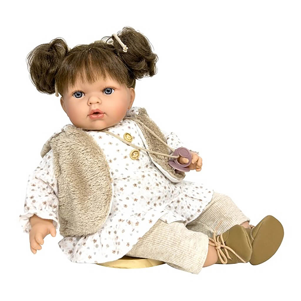 Tita Muslin Doll Brown Hair