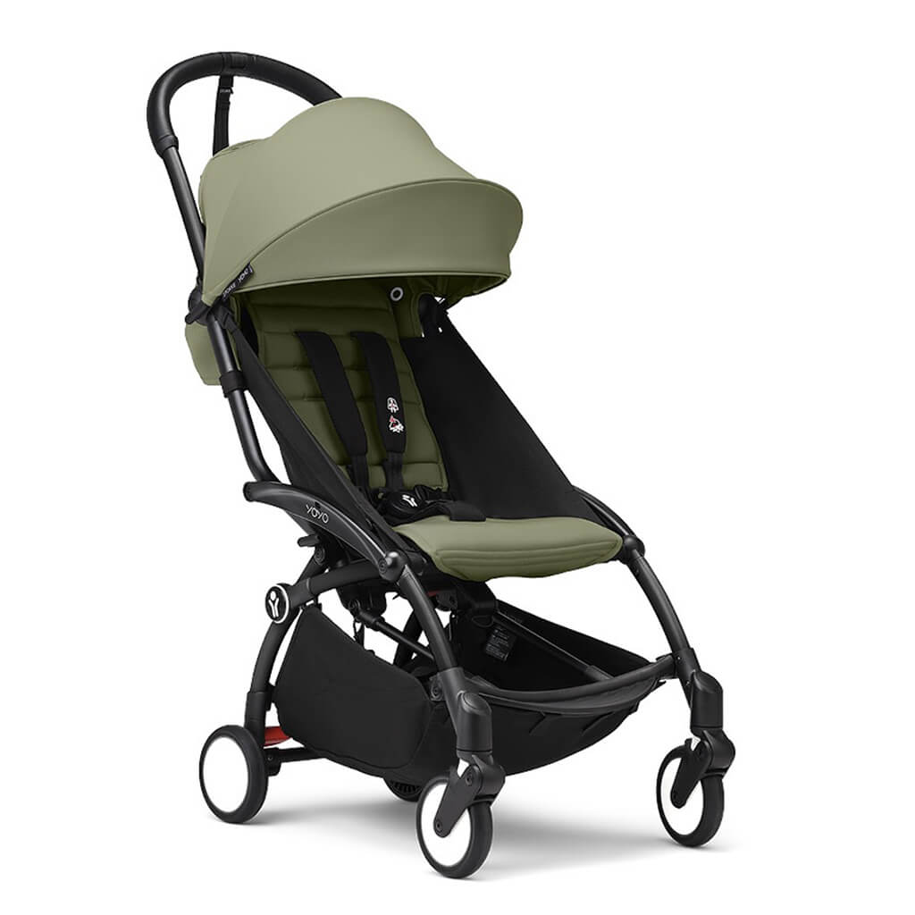 Color_Olive | SKE YOYO3 Complete Stroller Black Frame | NINI and LOLI