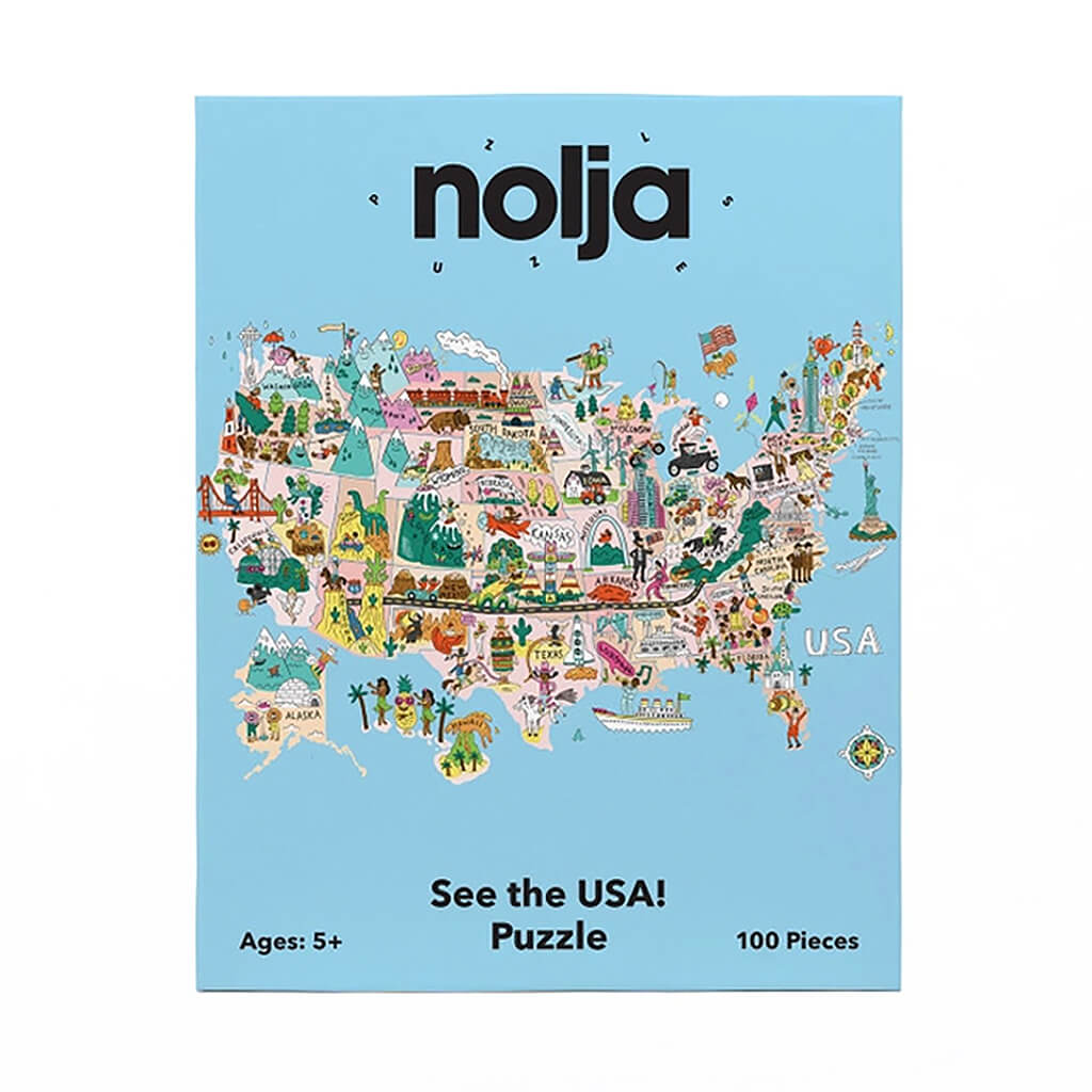 See the USA! Puzzle - 100 Large Pieces