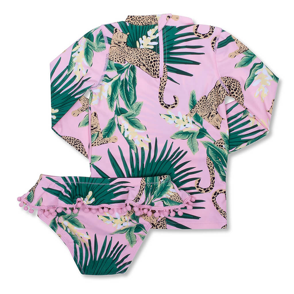 Rashguard Set Tropical Leopard