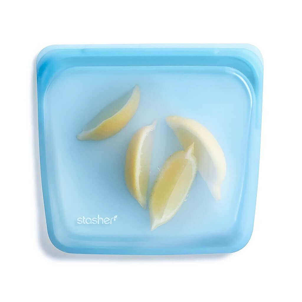 Reusable Silicone Sandwich Bag Blue