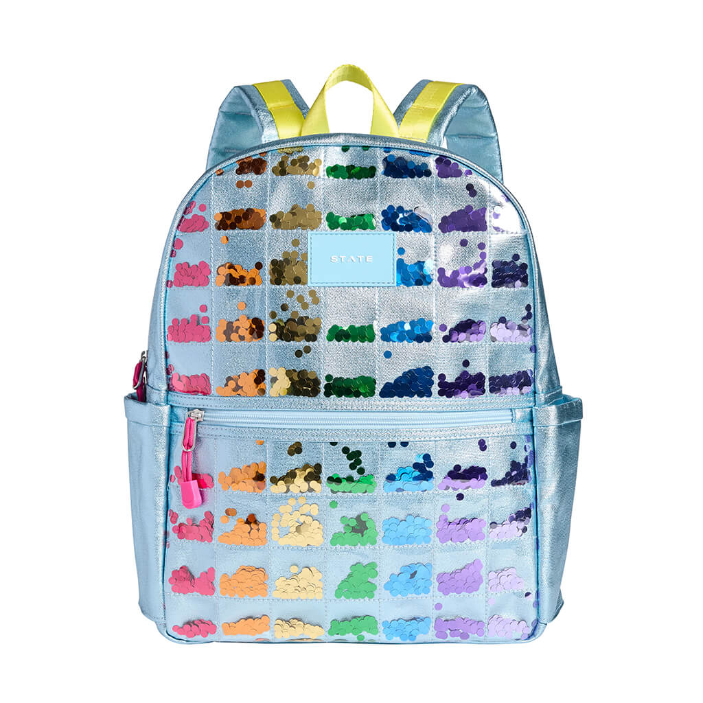 Kane Double Pocket Backpack Quilted Sequin