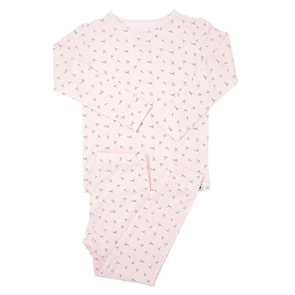 Long Sleeve Pajama Set Baby's Breath