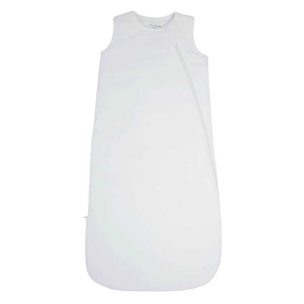 Sleep Sack  Pure White Ribbed