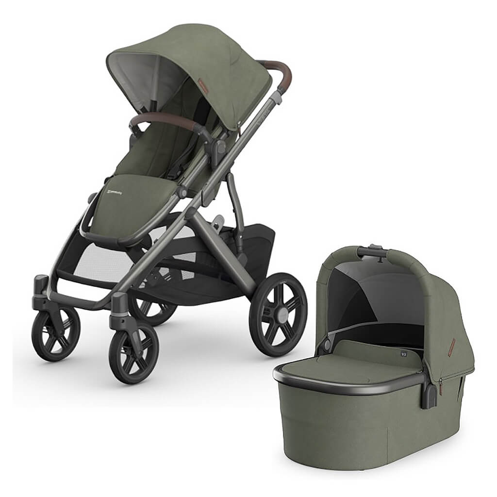 Color_Evelyn (Meadow Green) | Vista V3 Stroller + Bassinet | NINI and LOLI