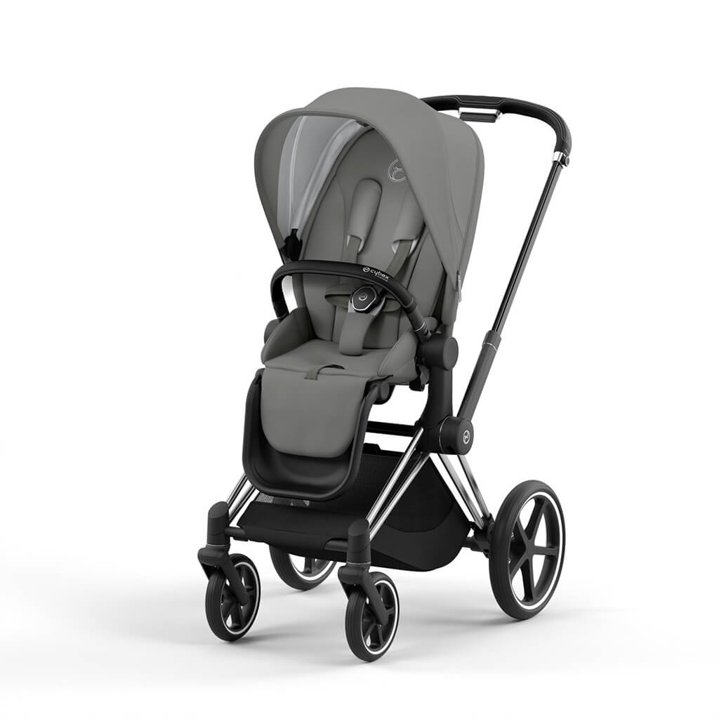 Color_Soho Grey | Priam 4 Stroller Chrome/Black | NINI and LOLI