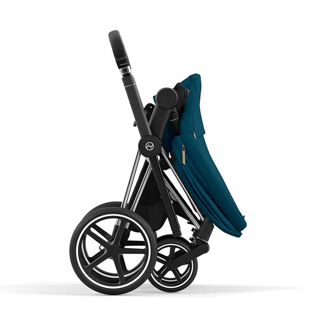 Color_Mountain Blue | Priam 4 Stroller Chrome/Black | NINI and LOLI