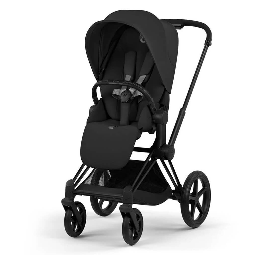 Color_Matte Black Frame/Sepia Black | New Priam Stroller | NINI and LOLI