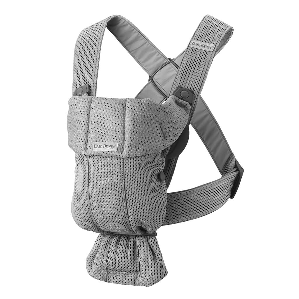 Color_Grey | BabyBjorn Carrier Mini 3D Mesh Grey | NINI and LOLI