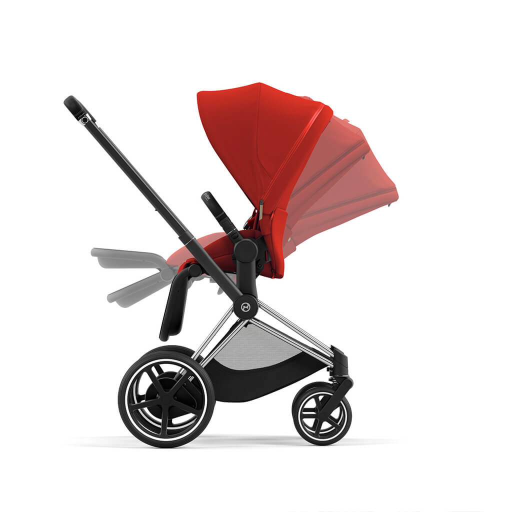 Color_Autumn Grey | e-Priam 2 Stroller Chrome/Black | NINI and LOLI