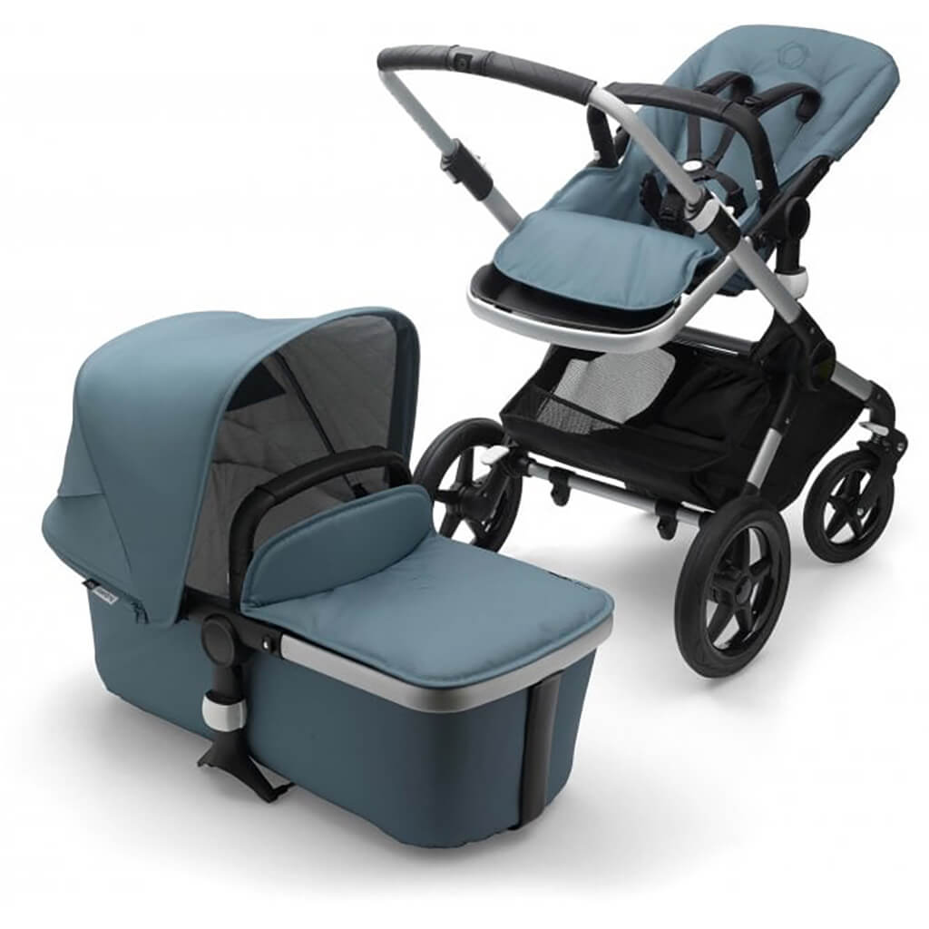 Bugaboo Fox 2 Complete Stroller Aluminum/Track | NINI and LOLI