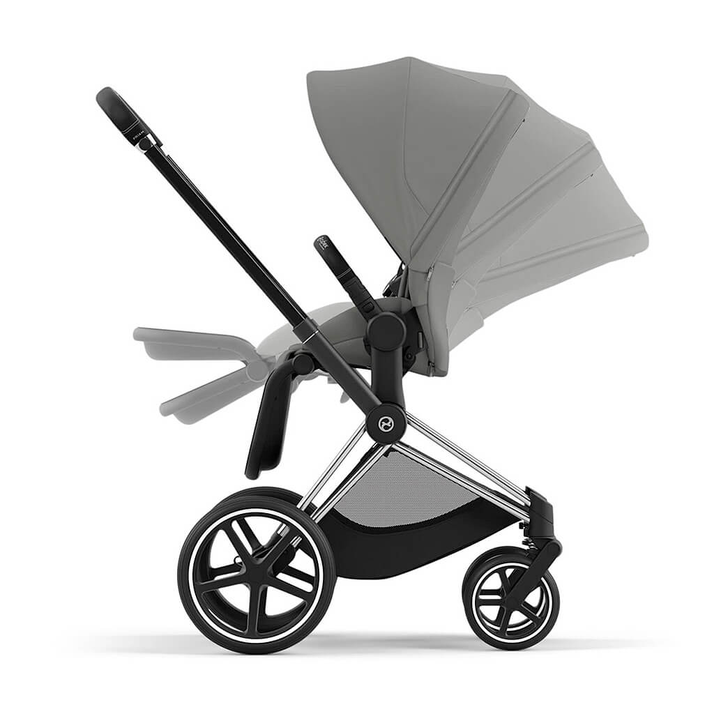 Color_Soho Grey | Priam 4 Stroller Chrome/Black | NINI and LOLI