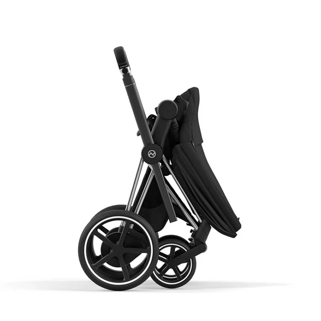 Color_Sepia Black | e-Priam 2 Stroller Chrome/Black | NINI and LOLI