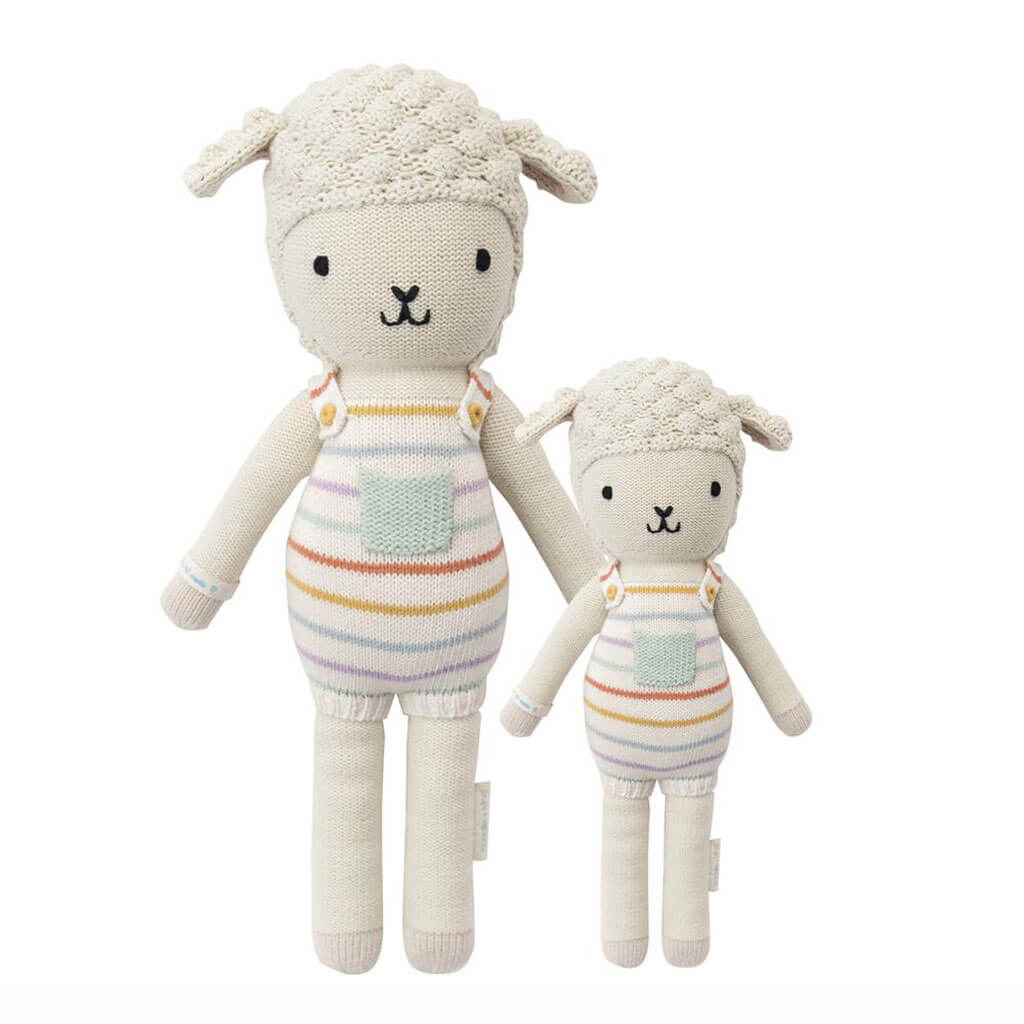Cuddle + Kind Hand Knit Doll Avery The Lamb
