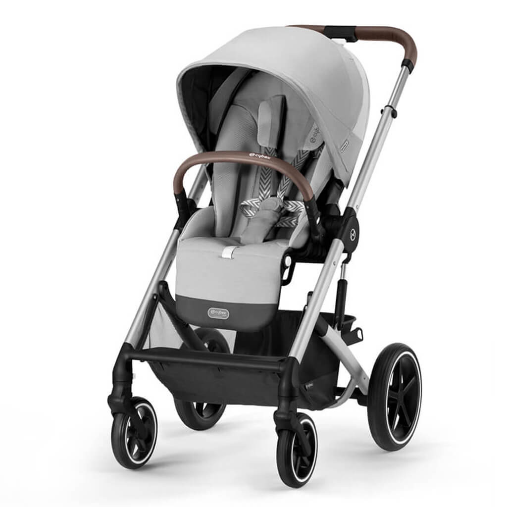 Color_Lava Grey | Cybex Balios S Lux 2 Stroller Lava Grey Folded | NINI and LOLI