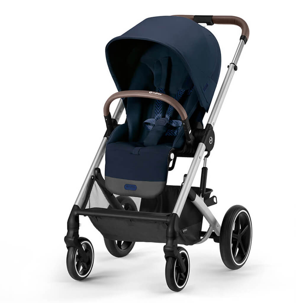 Color_Ocean Blue | Cybex Balios S Lux 2 Stroller Ocean Blue Folded | NINI and LOLI