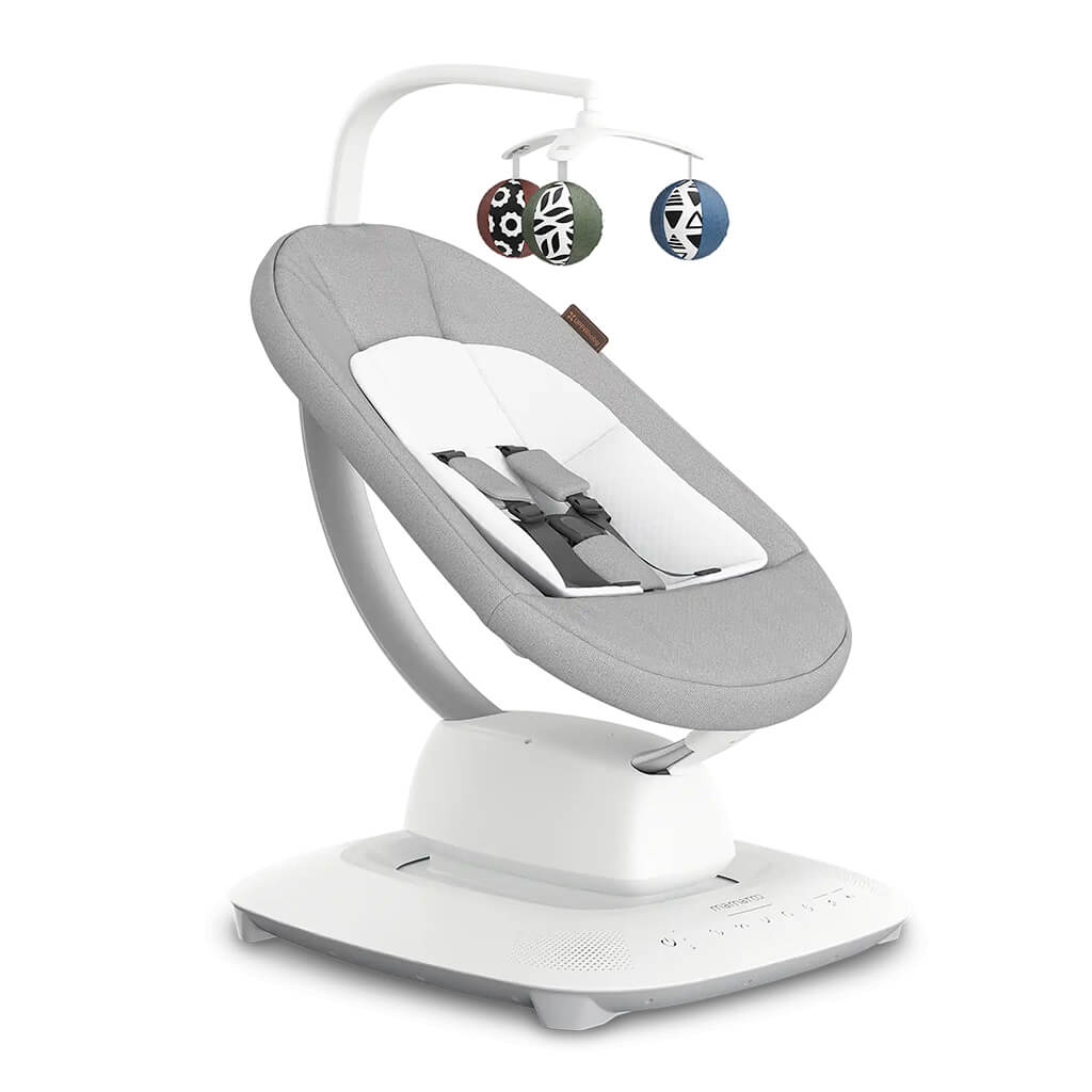 Color_Stella (Grey Melange) | Mamaroo Smart Swing | NINI and LOLI