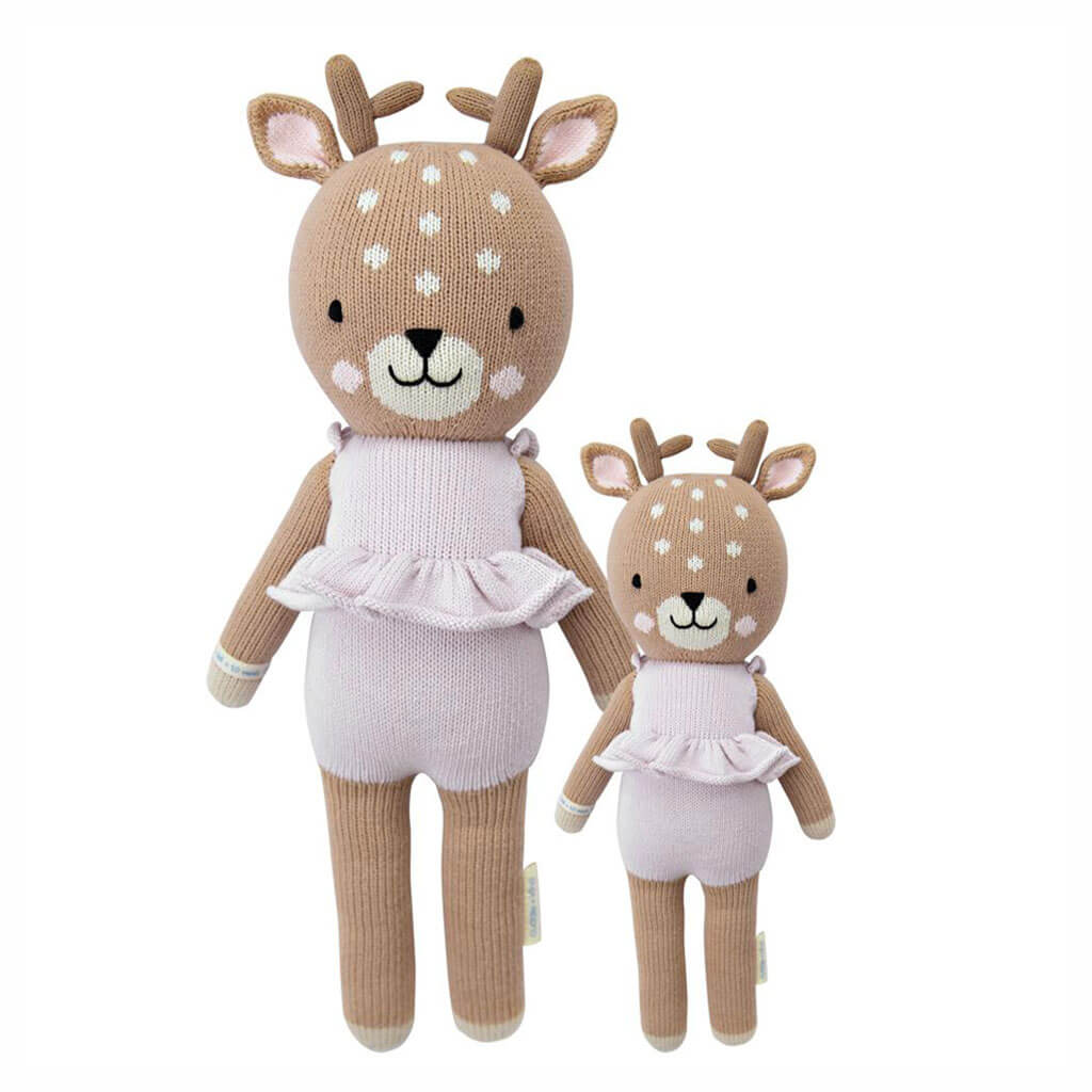 Hand Knit Doll Violet The Fawn