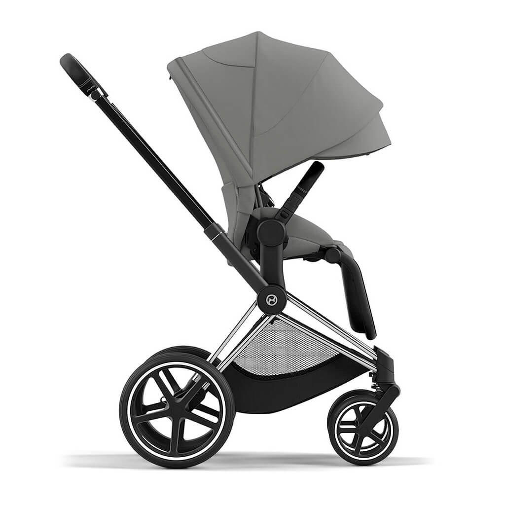 Color_Soho Grey | Priam 4 Stroller Chrome/Black | NINI and LOLI
