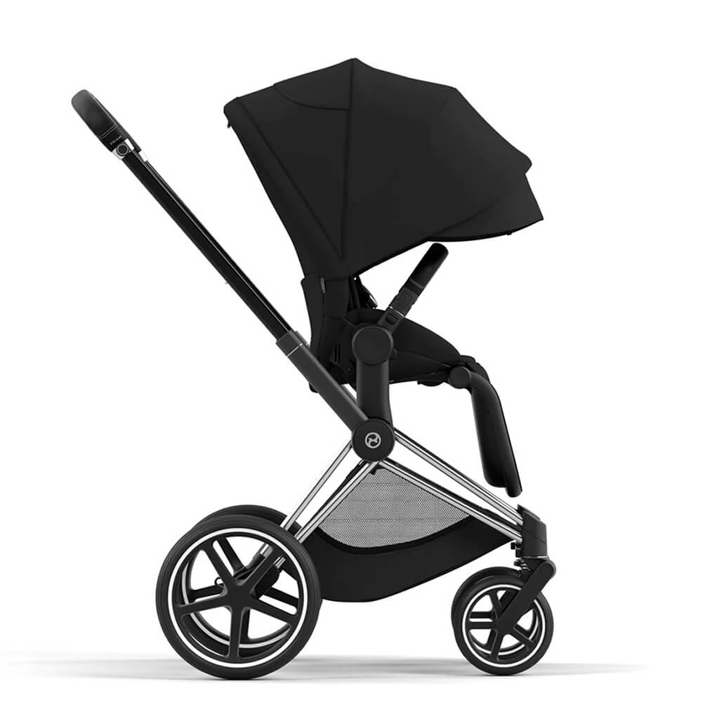 Color_Deep Black | Priam 4 Stroller Chrome/Black | NINI and LOLI