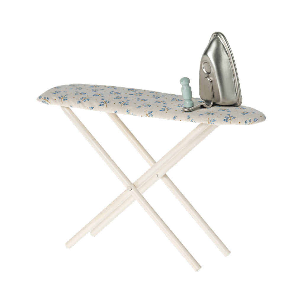 Maileg Iron and Ironing Board Toy Blue