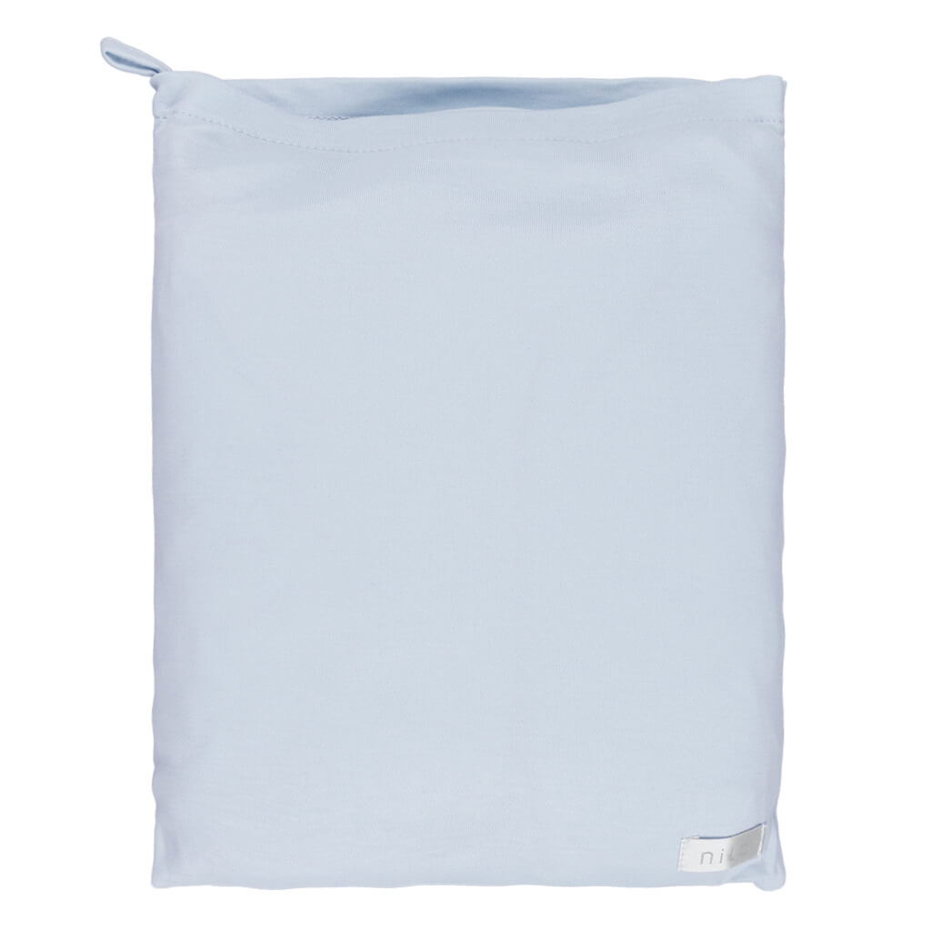 Pima Crib Fitted Sheet Blue