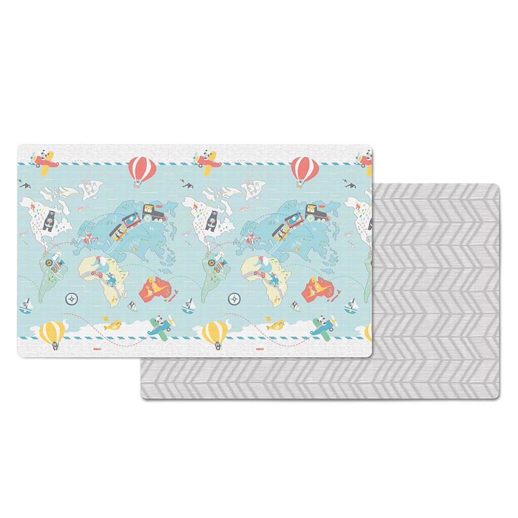 Skip Hop Doubleplay Reversible Playmat - Little Travelers