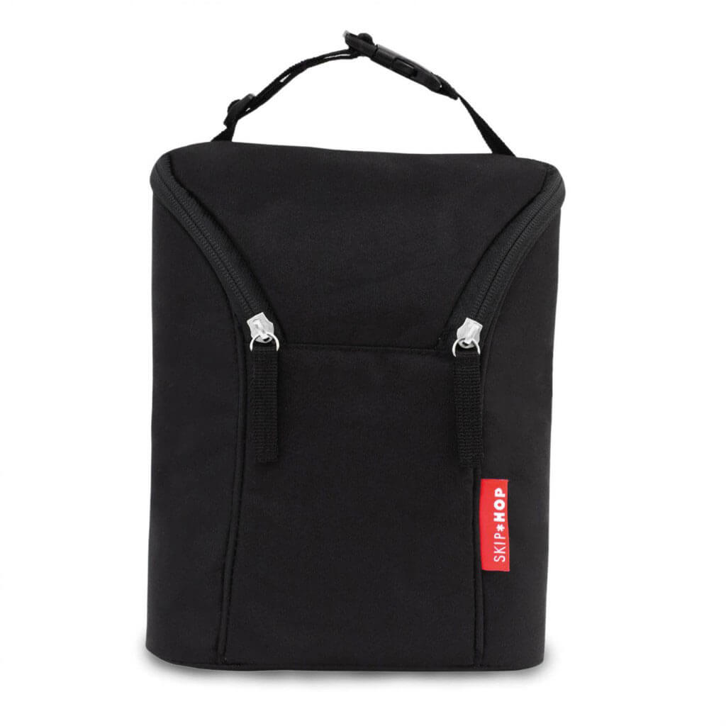 Skip Hop Grab and Go Double Bottle Bag Black