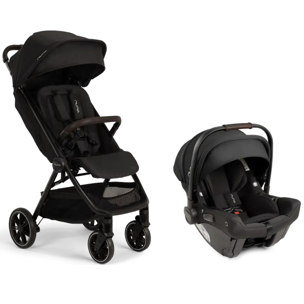 Color_Caviar/Chocolate | TRVL lx + PIPA urbn Travel System | NINI and LOLI Altex