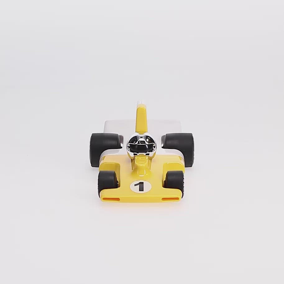 Playforever Velocita Race Car Toy Yellow