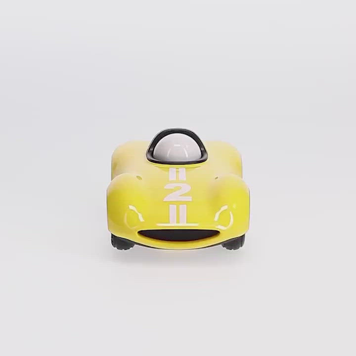 Playforever Mini Speedy Le Mans Toy Car Yellow | NINI and LOLI
