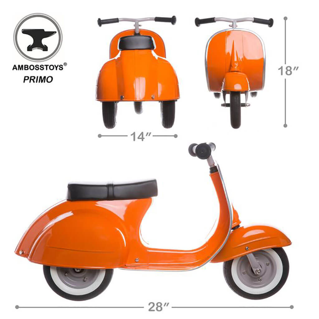 Ambosstoys Primo Classic Ride On Toy Orange