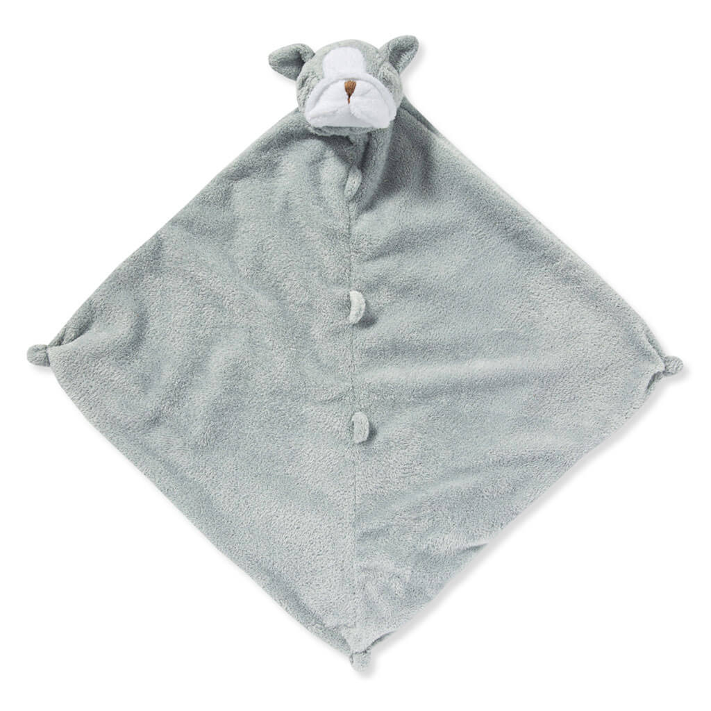 Angel Dear Security Blankie Blanket Bulldog Grey | NINI and LOLI