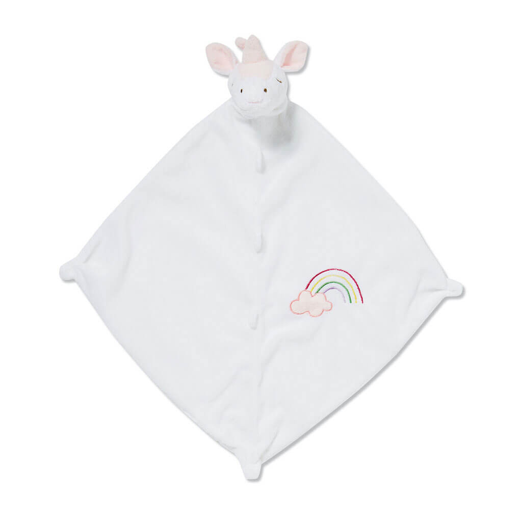 Angel Dear Security Blankie Blanket Unicorn White | NINI and LOLI