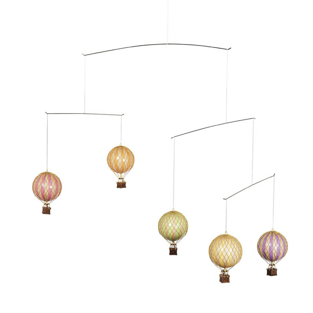 Small Hot Air Balloons Pastel Colors | NINI and LOLI