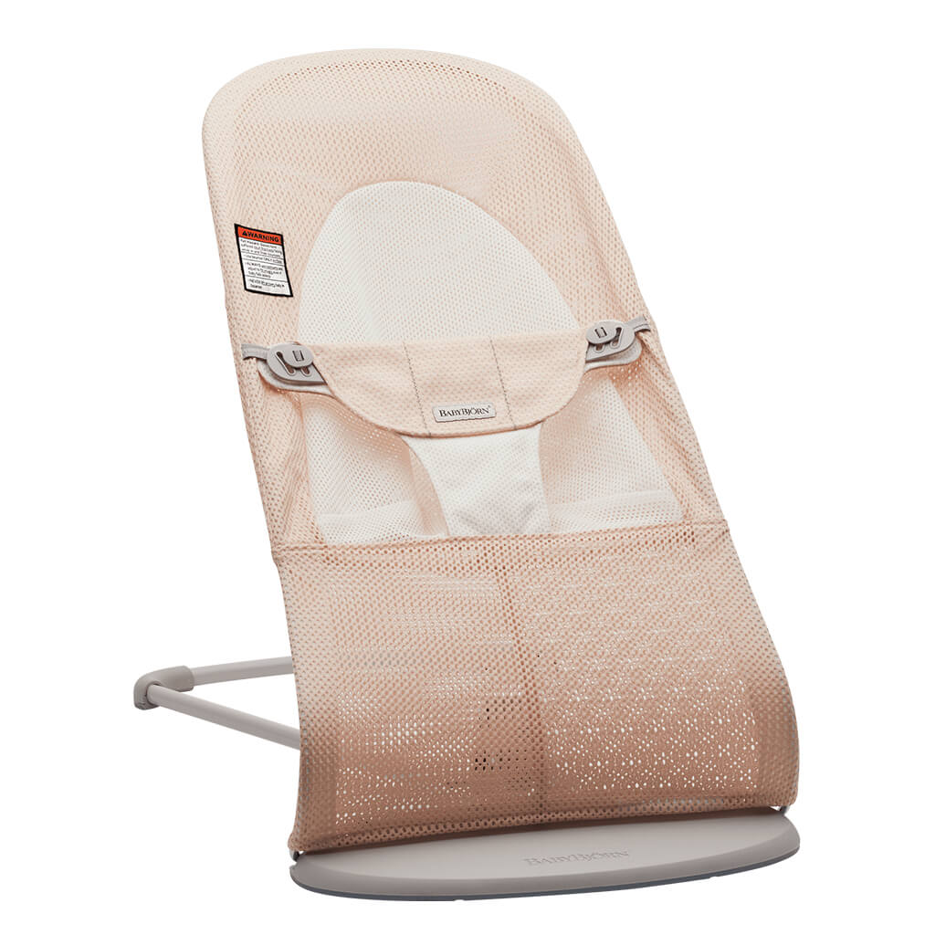 Baby Bjorn Bouncer Balance Soft Mesh Pearly Pink/White | NINI and LOLI