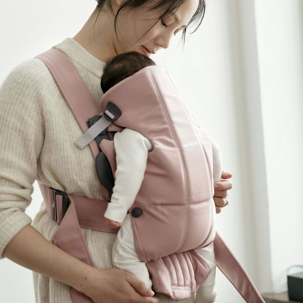 Baby Bjorn Carrier Mini Cotton Dusty Pink | Gear | NINI and LOLI