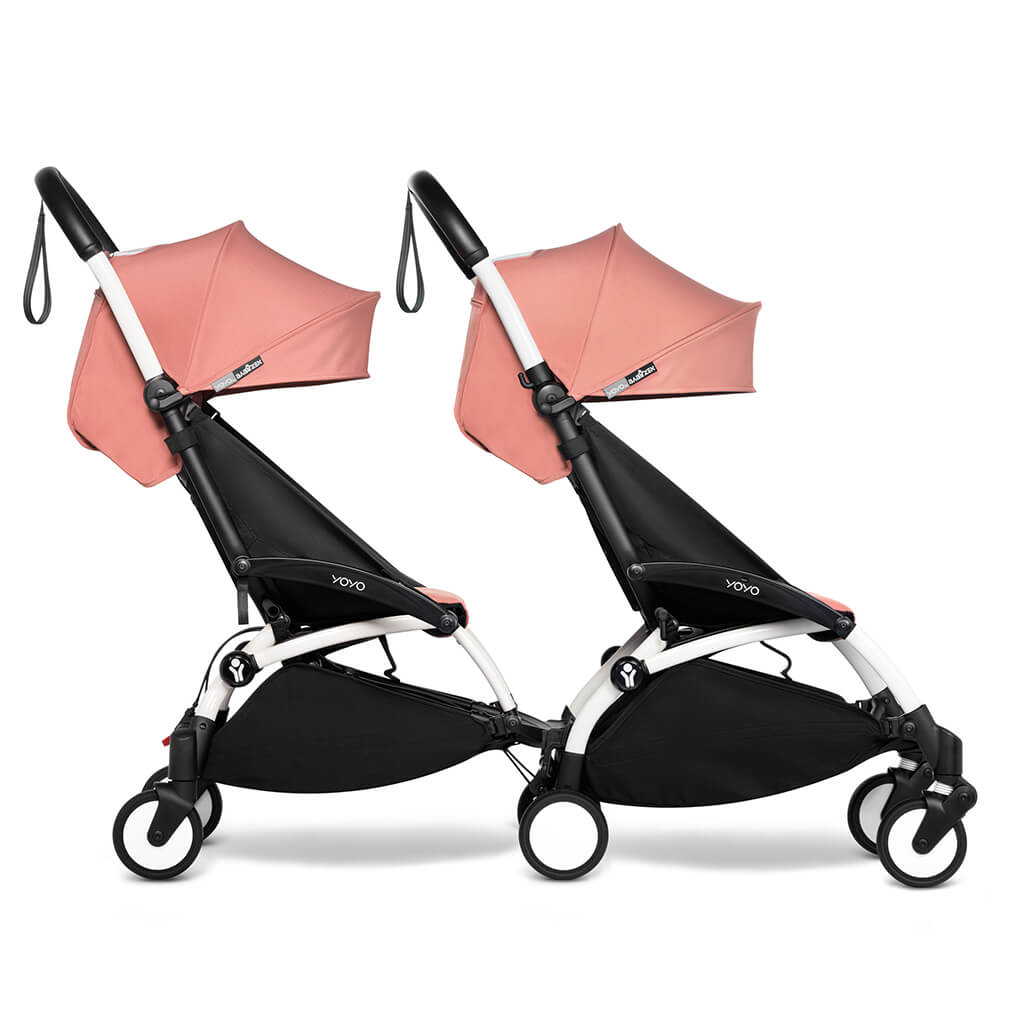 babyzen yoyo stroller miami BABYZEN YOYO Connect Double Stroller 6+ White Frame