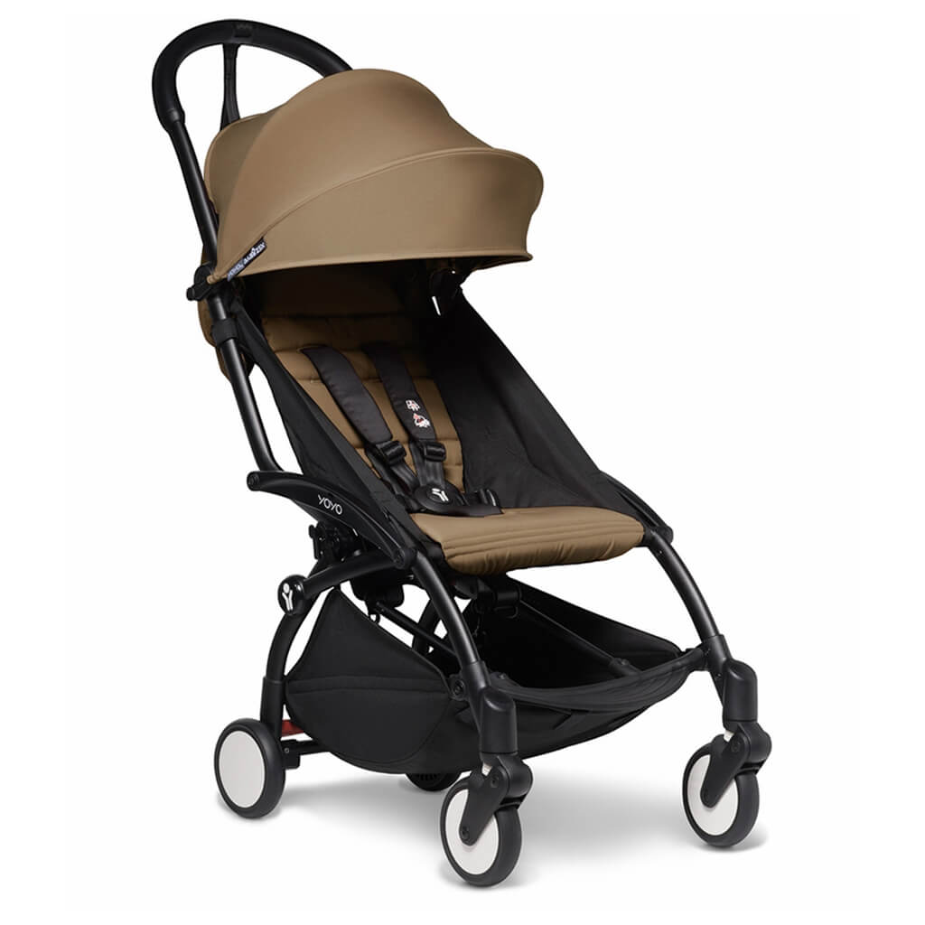 Color_Toffee | BABYZEN YOYO2 6+ Complete Stroller Black Frame Toffee | NINI and LOLI