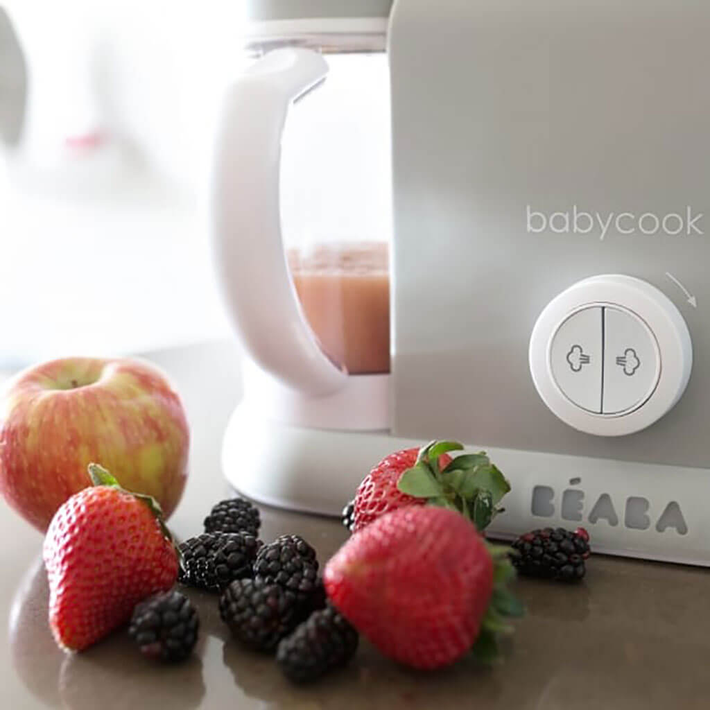 BEABA Babycook® Solo Baby Food Maker, Baby Food Blender, Baby Steamer,  Cloud 