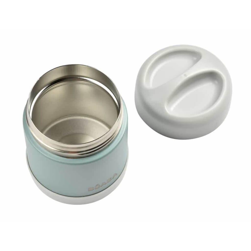 Color_Eucalyptus | Beaba Stainless Steel Insulated Jar 10oz Eucalyptus | NINI and LOLI
