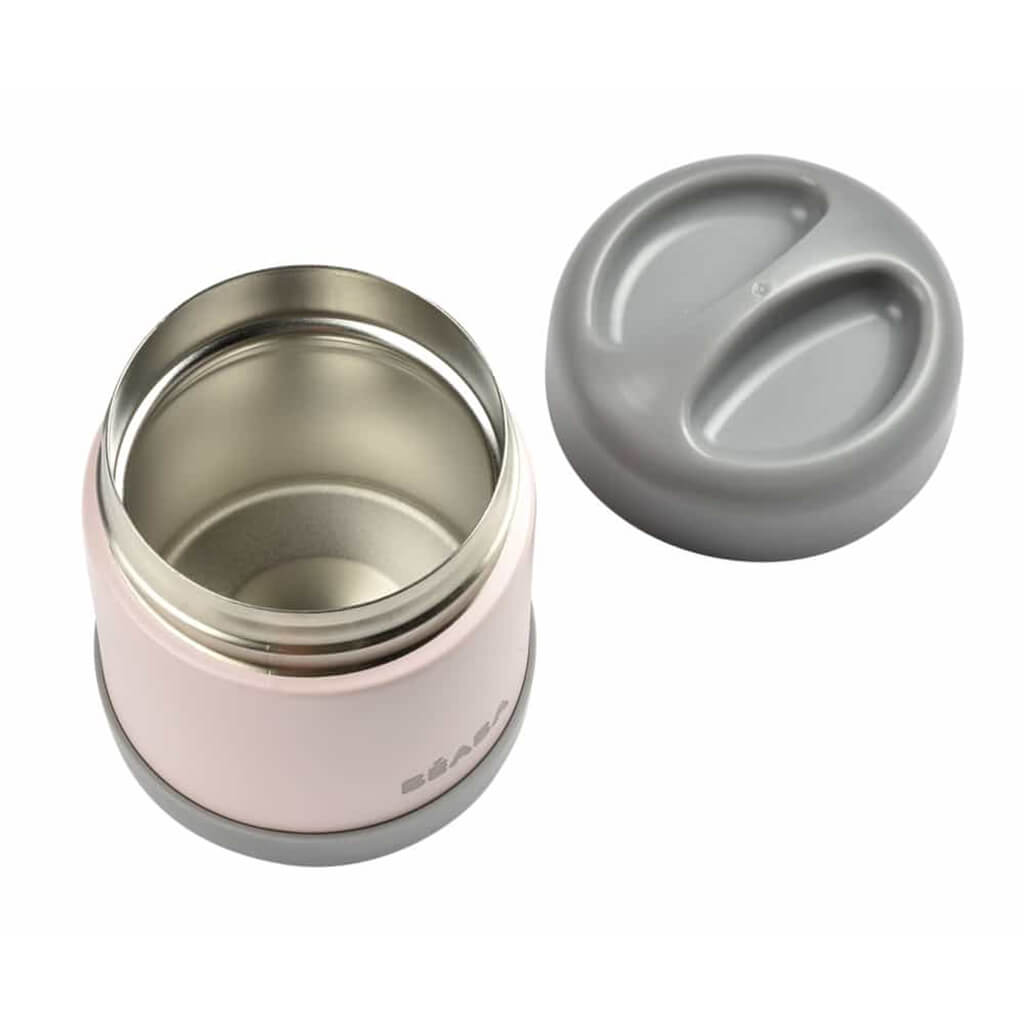Color_Rose | Beaba Stainless Steel Insulated Jar 10oz Rose | NINI and LOLI
