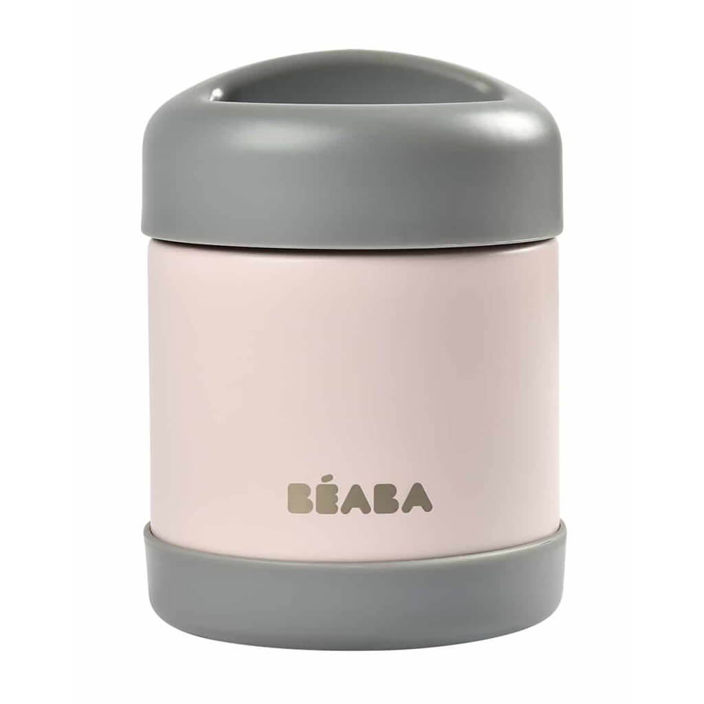 Color_Rose | Beaba Stainless Steel Insulated Jar 10oz Rose | NINI and LOLI