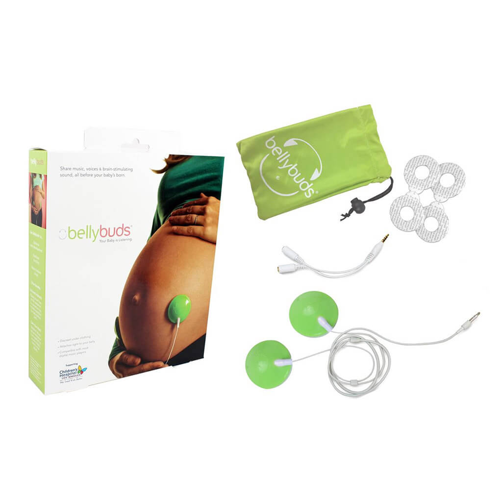 Baby Bump Headphones - Prenatal Belly Speakers For Women During Pregnancy,  Safely Play Music, Sounds, And Voices To Your Baby In The Womb