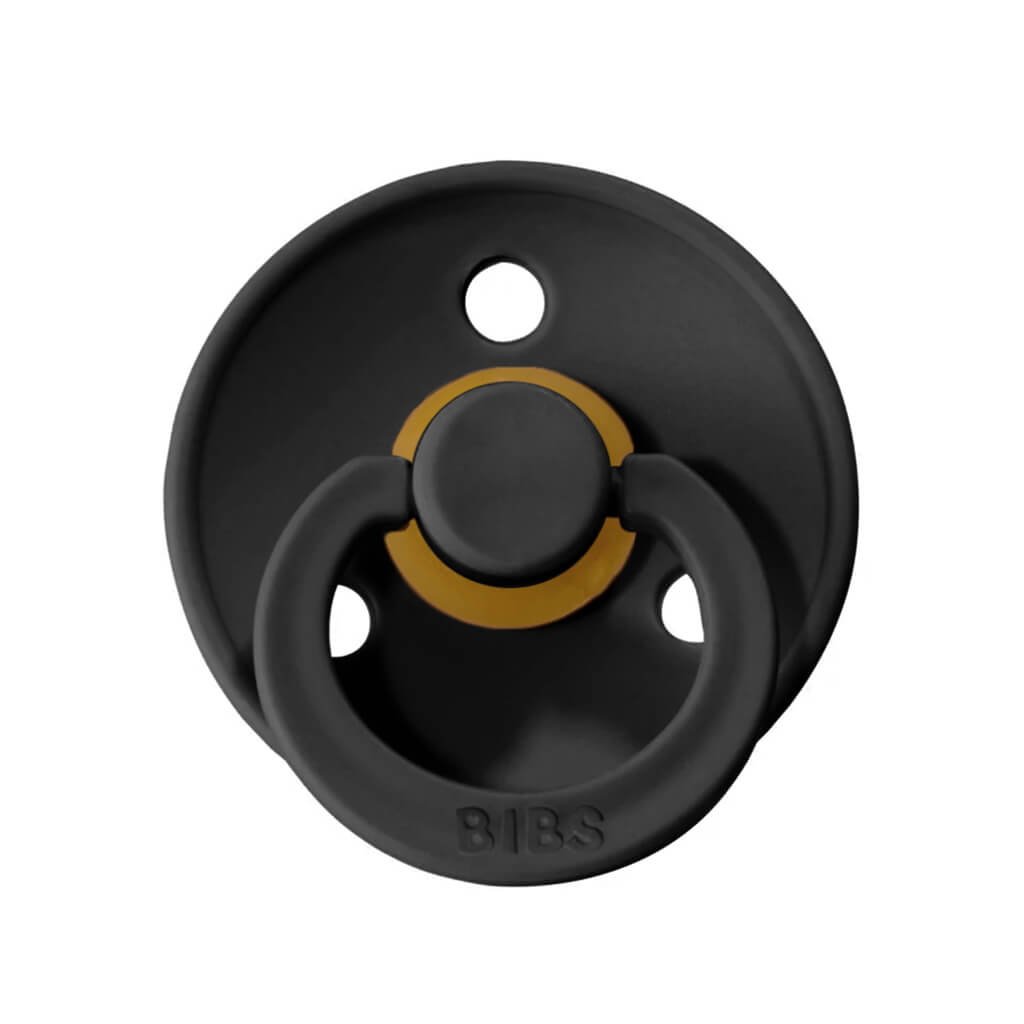Ninimo Pacifier Bibs Natural Rubber Pacifier 2 Pack Black/White | NINI and LOLI