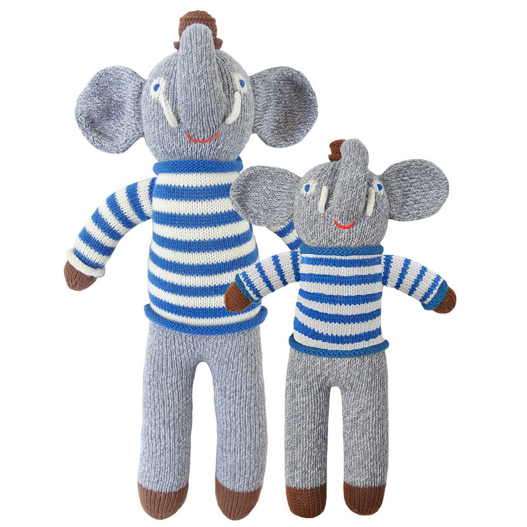 BlaBla Knitted Doll Rivier The Elephant