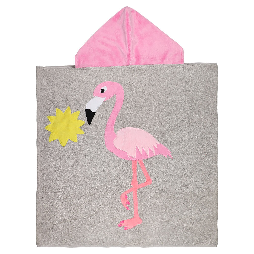 Big Towel Grey Sunbird Flamingo