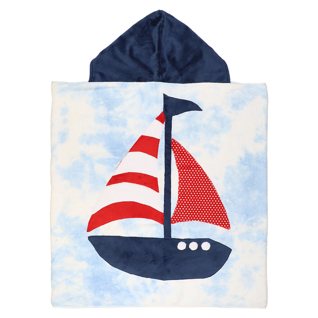 Big Towel Blue Tie-Dye Sail Away
