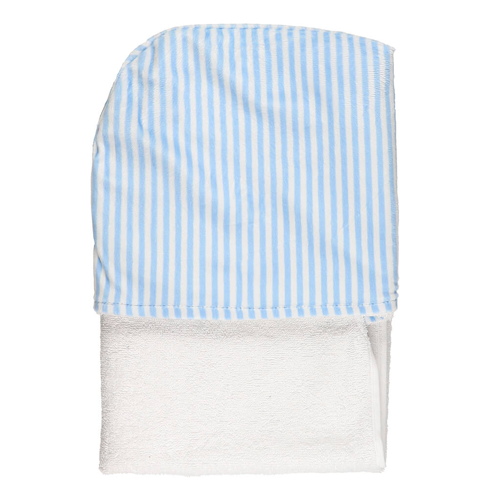 Big Towel White Blue Sailboat