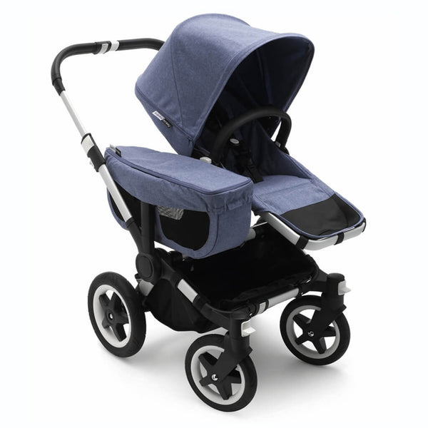 bugaboo donkey 2 Donkey2 Mono Complete Stroller Aluminum/Blue Melange